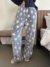 Pantalones De Dormir Con Estampado De Estrellas Para Mujer